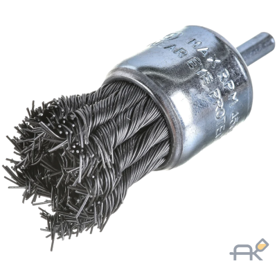 Щетка-крацовка кистевая со шпилькой (30 мм витая стальная проволока) РемоКолор 45-2-504